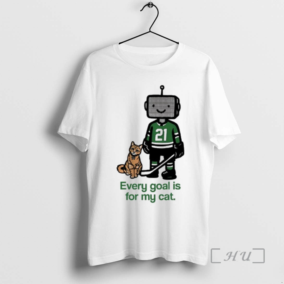 Officials Dallas Stars Jason Robertson Every Goal Is For My Cat Premium T Shirts Sweater Hoodie, Sweatshirt