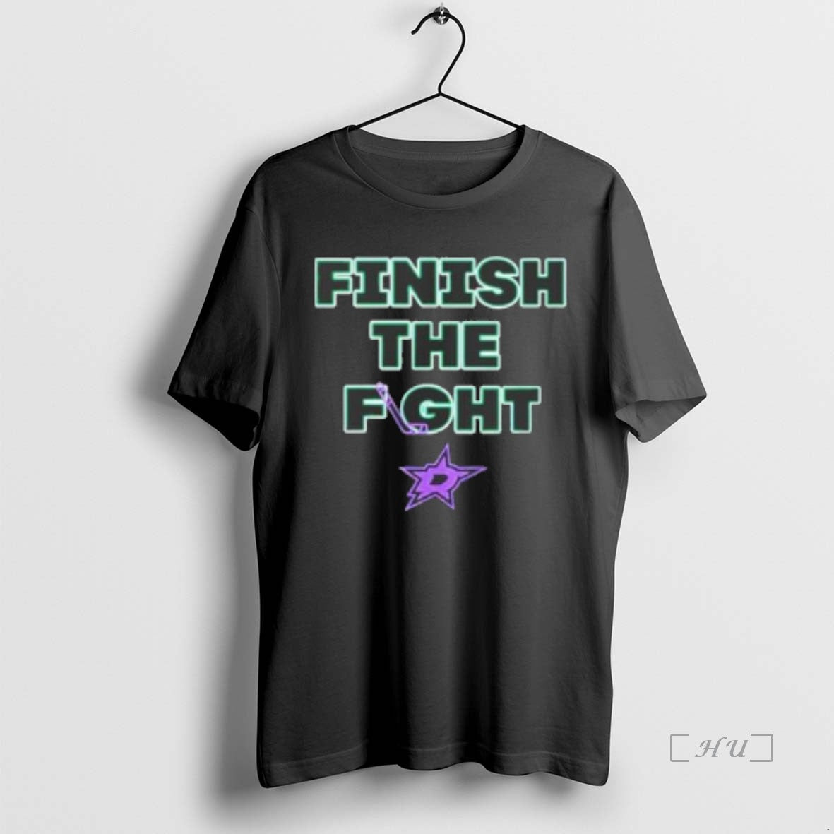 Officials Dallas Star Finish The Fight T-Shirts, Hoodie, Sweatshirt | AU18TeeNovaLab.com