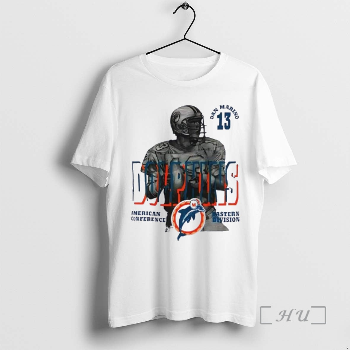 Officials Dan Marino 13 Miami Dolphins American Conference Vintage T-Shirts, Hoodie, Sweatshirt | AU18TeeNovaLab.com