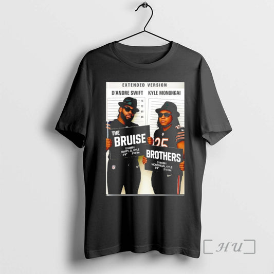 Officials Dandre Swift And Kyle Monangai Da Bears Mugshot T-Shirts, Hoodie, Sweatshirt | AU18TeeNovaLab.com