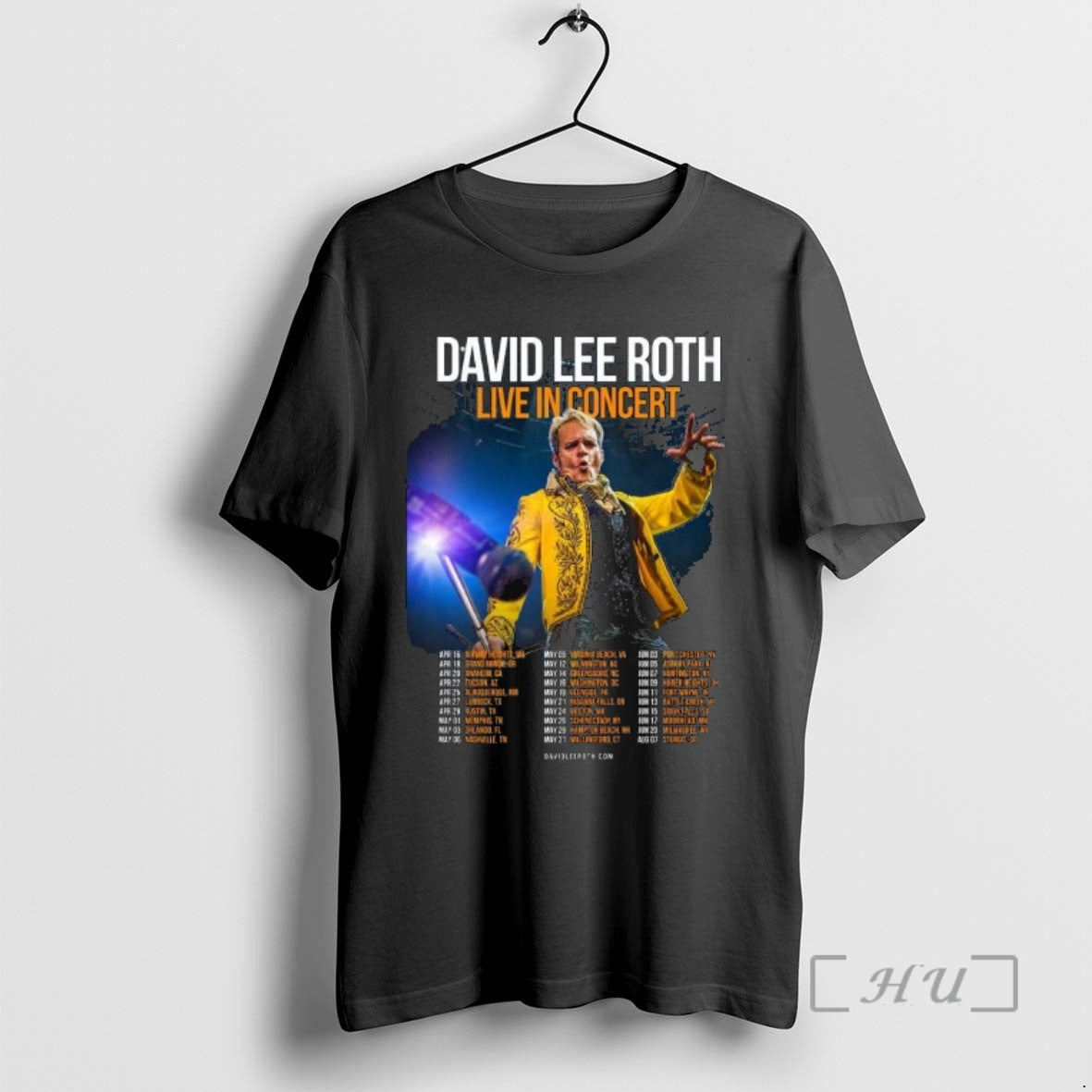 Officials David Lee Roth Live In Concert 2026 North America T-Shirts, Hoodie, Sweatshirt | AU18TeeNovaLab.com