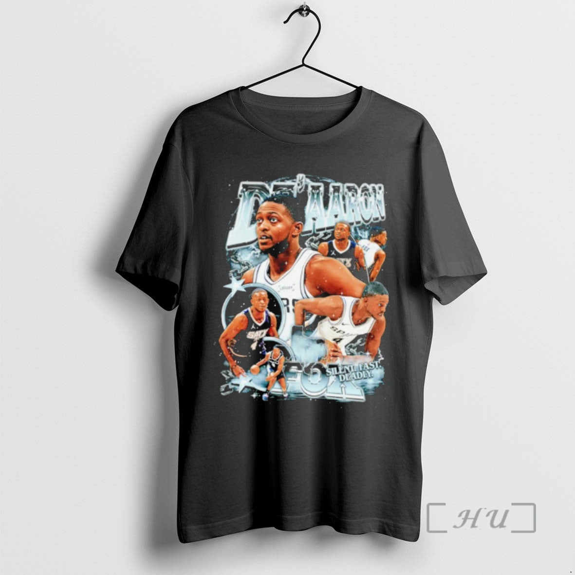 Officials Deaaron Fox San Antonio Spurs Nba Silent Fast Deadly T-Shirts, Hoodie, Sweatshirt | AU18TeeNovaLab.com