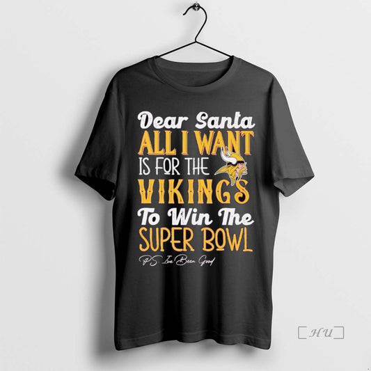 Officials Dead Santa All I Want Is For The Minnesota Vikings To Win The Championship T-Shirts, Hoodie, Sweatshirt