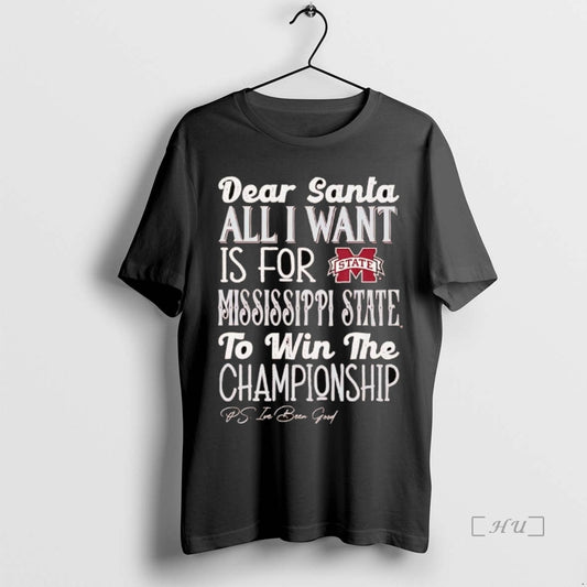 Officials Dead Santa All I Want Is For The Mississippi State Bulldogs To Win The T-Shirts, Hoodie, Sweatshirt