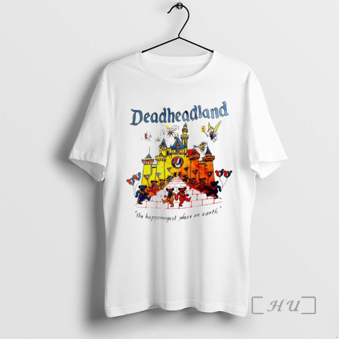 Officials Deadheadland Grateful Dead The Happeningest Place On Earth T-Shirts, Hoodie, Sweatshirt | AU18TeeNovaLab.com
