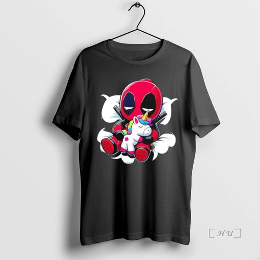 Officials Deadpool Hug The Unicorn Cartoon T-Shirts, Hoodie, Sweatshirt | AU18TeeNovaLab.com