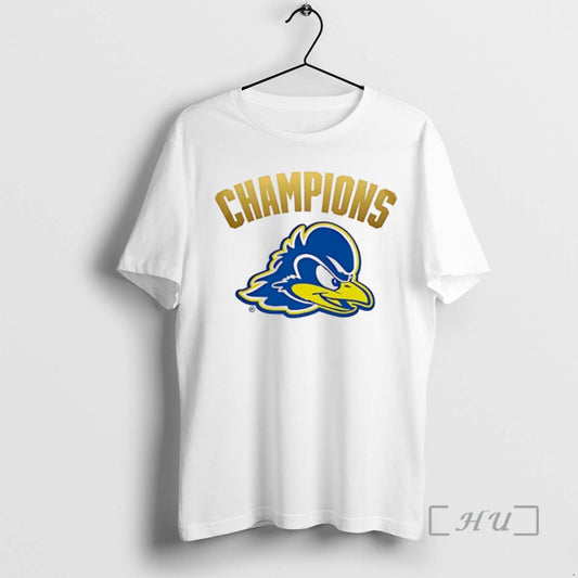 Officials Delaware Fightin Blue Hens Football 68 Ventures Bowl Champions 2025 Logo Premium T Shirts Hoodie, Sweatshirt
