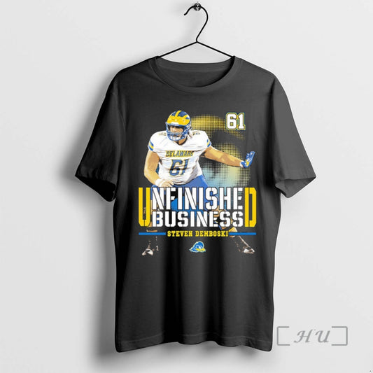 Officials Delaware Fightin Blue Hens Ncaa Football Steven Demboski Unfinished Business Premium T Shirts Sweater Hoodie,...