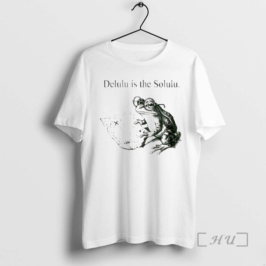 Officials Delulu Is The Solul Frog T-Shirts, Hoodie, Sweatshirt | AU18TeeNovaLab.com