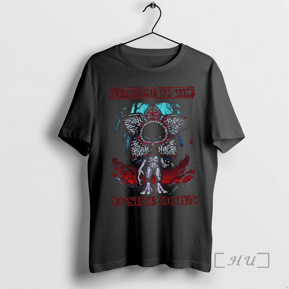 Officials Demogorgon Stranger Thing Welcome To The Upside Down T-Shirts, Hoodie, Sweatshirt | AU18TeeNovaLab.com