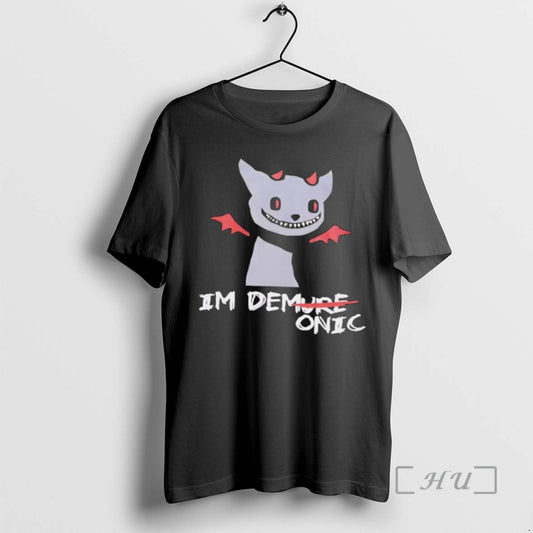Officials Demure Demonic Cat Night T-Shirts, Hoodie, Sweatshirt | AU18TeeNovaLab.com