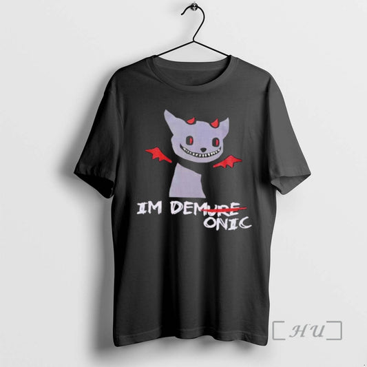 Officials Demure Demonic Cat T-Shirts, Hoodie, Sweatshirt | AU18TeeNovaLab.com
