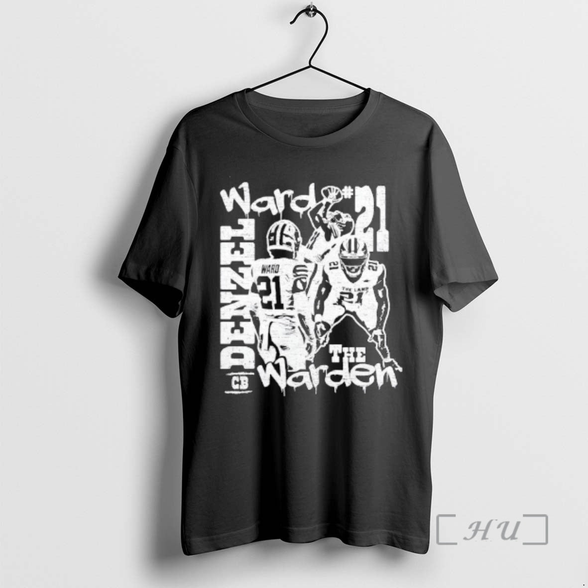 Officials Denzel Ward Graffiti Collage T-Shirts, Hoodie, Sweatshirt | AU18TeeNovaLab.com