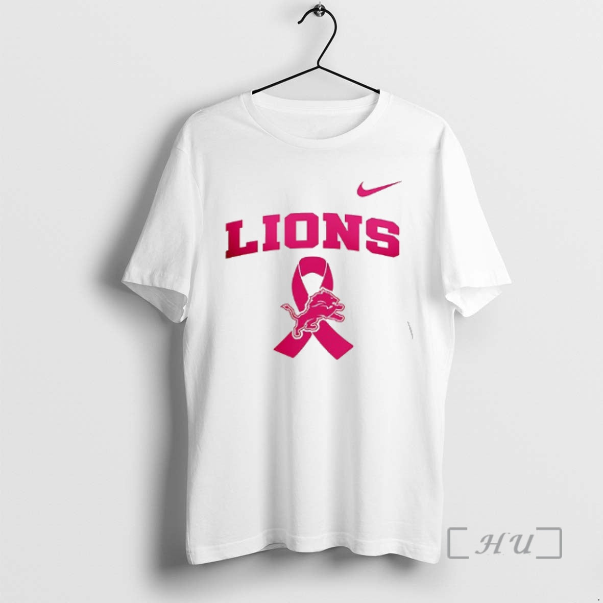 Officials Detroit Lions Cancer Awareness Never Ever Giving Up Hope T-Shirts, Hoodie, Sweatshirt | AU18TeeNovaLab.com