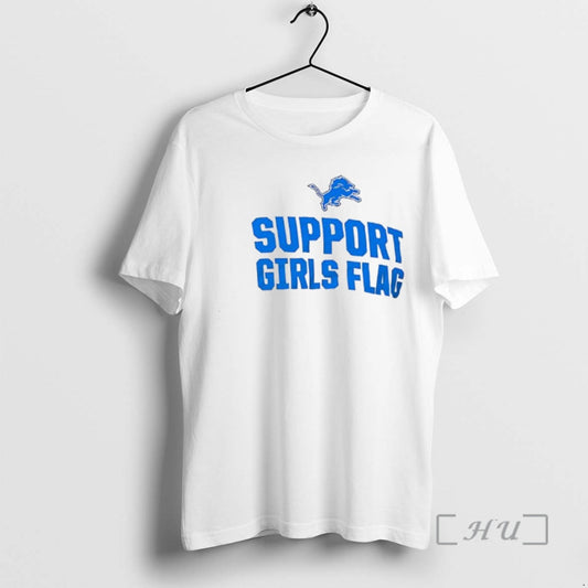 Officials Detroit Lions Hometown Support Girls Flag T-Shirts, Hoodie, Sweatshirt | AU18TeeNovaLab.com