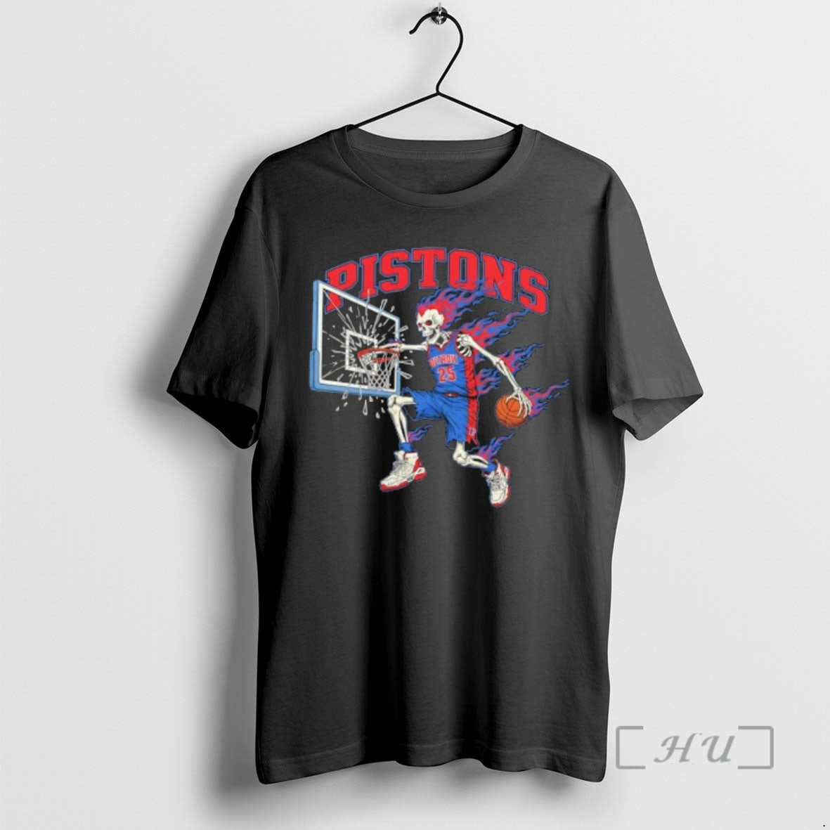 Officials Detroit Pistons Mens Basketball Skeleton Player Fire T-Shirts, Hoodie, Sweatshirt | AU18TeeNovaLab.com
