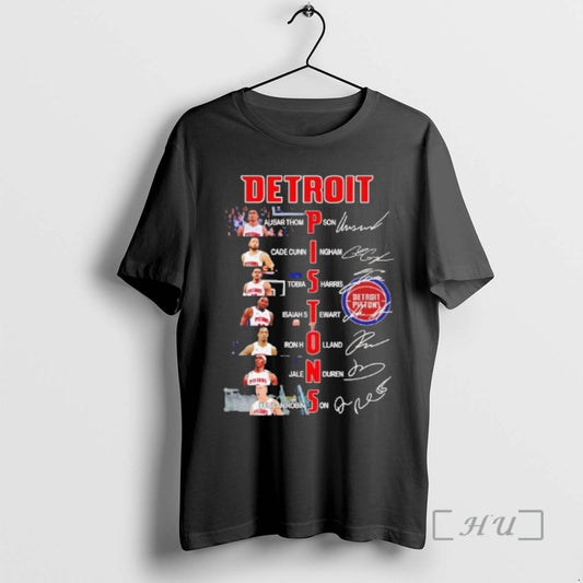 Officials Detroit Pistons Team Players Names And Signatures T-Shirts, Hoodie, Sweatshirt | AU18TeeNovaLab.com