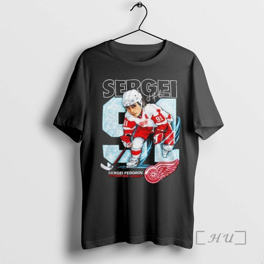 Officials Detroit Red Wings Sergei Fedorov Night 2026 Celebration T-Shirts, Hoodie, Sweatshirt | AU18TeeNovaLab.com