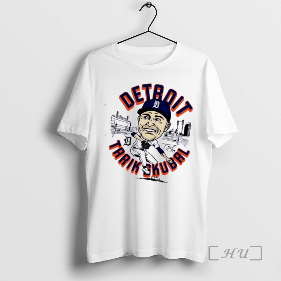 Officials Detroit Tigers Tarik Skubal Baseball Caricature Signature T-Shirts, Hoodie, Sweatshirt | AU18TeeNovaLab.com