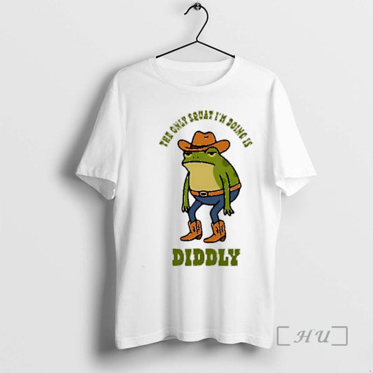 Officials Diddly The Only Squat Im Doing Is Diddly Frog Christmas Premium T Shirts Sweater Hoodie, Sweatshirt