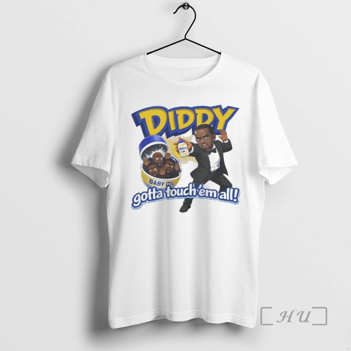 Officials Diddy Gotta Touch Em All Baby Oil Graphic T-Shirts, Hoodie, Sweatshirt | AU18TeeNovaLab.com
