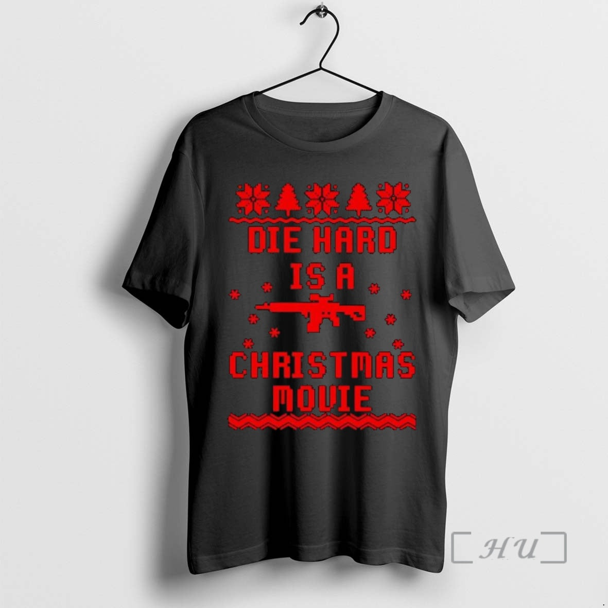 Officials Die Hard Is A Christmas Movie Classic Gun Christmas T-Shirts, Hoodie, Sweatshirt | AU18TeeNovaLab.com