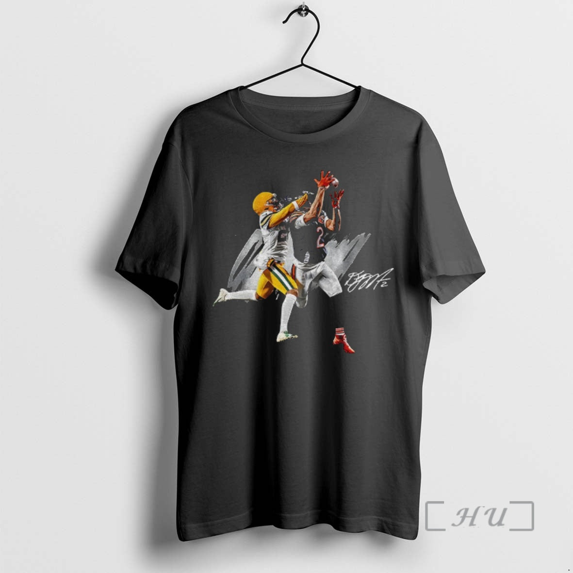 Officials Dj Moore Night Night Chicago Vs Geen Bay Football Signature Premium T Shirts Sweater Hoodie, Sweatshirt