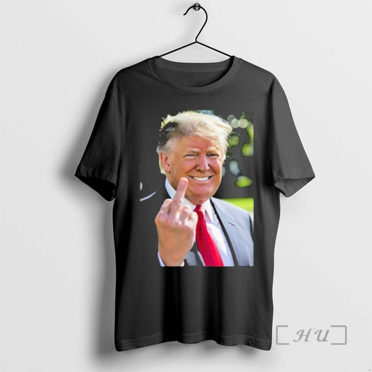 Officials Donald Trump Smiling Middle Finger T-Shirts, Hoodie, Sweatshirt | AU18TeeNovaLab.com
