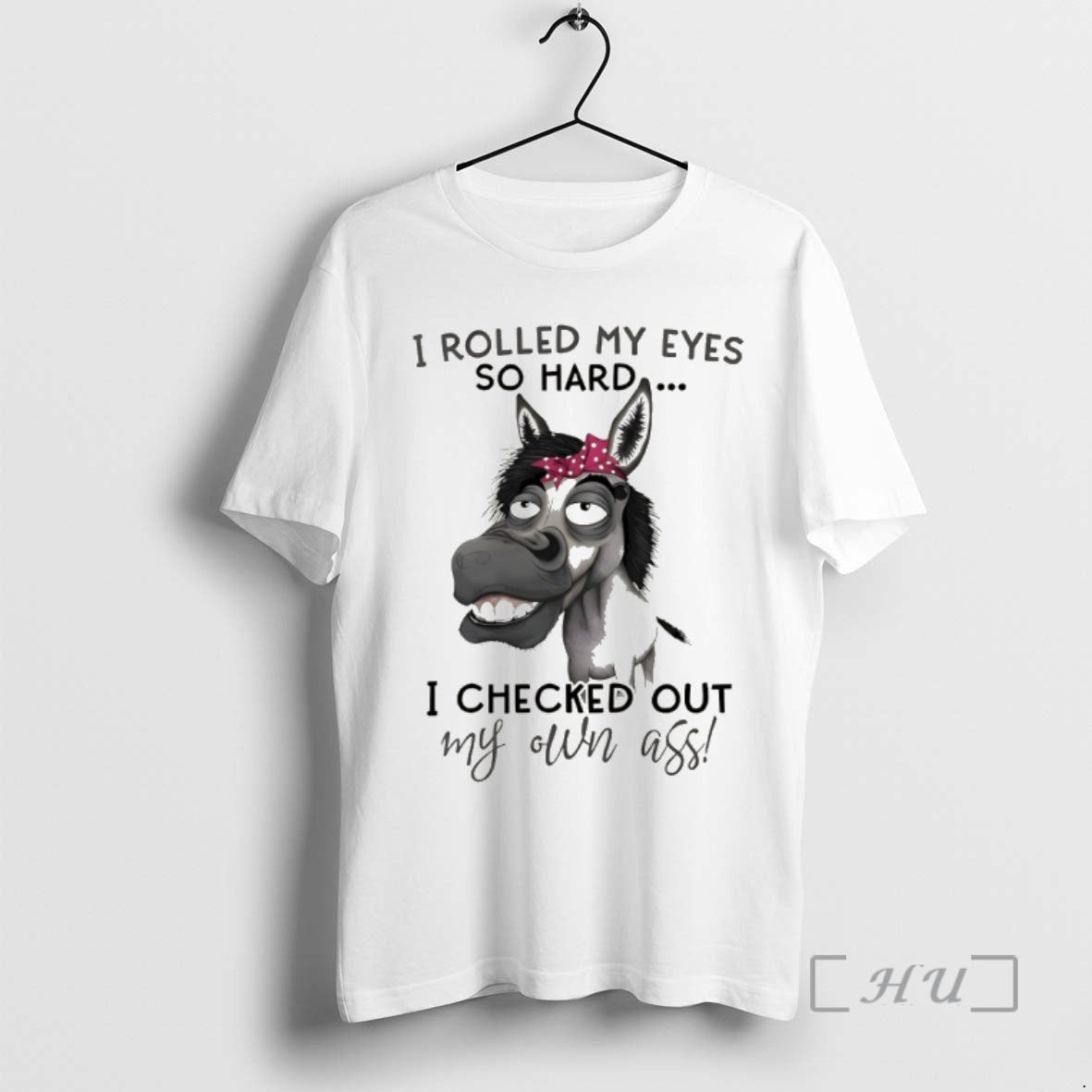 Officials Donkey I Rolled My Eyes So Hard I Checked Out My Own Ass Premium T-Shirts, Hoodie, Sweatshirt | AU18TeeNovaLab.com