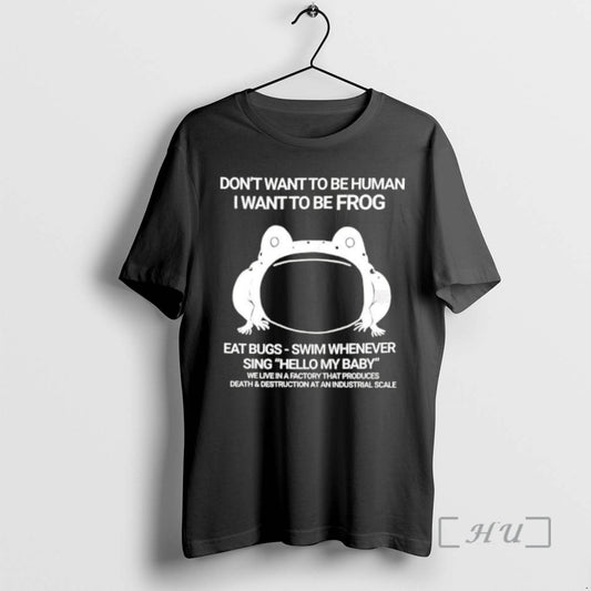 Officials Dont Want To Be Human I Want To Be Frog Premium T Shirts Sweater Hoodie, Sweatshirt | AU18TeeNovaLab.com
