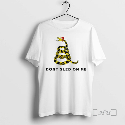 Officials Dont Sled On Me Snake Christmas Circle T-Shirts, Hoodie, Sweatshirt | AU18TeeNovaLab.com