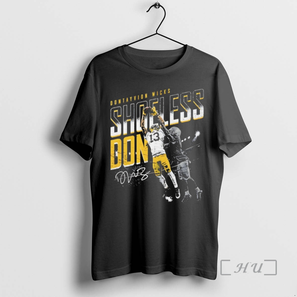 Officials Dontayvion Wicks Green Bay Packers Shoeless Don Catch Signature T-Shirts, Hoodie, Sweatshirt | AU18TeeNovaLab.com