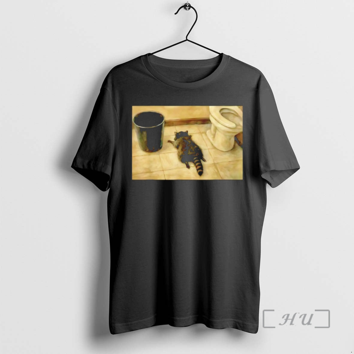 Officials Drunk Raccoon Passes Out In Bathroom Meme T-Shirts, Hoodie, Sweatshirt | AU18TeeNovaLab.com