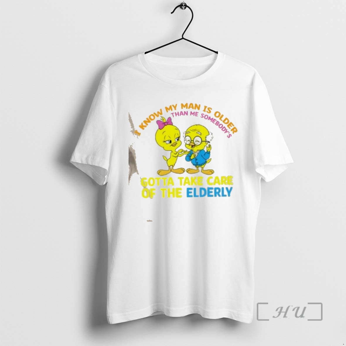 Officials Ducks I Know My Man Is Older Than Me Somebodys Gotta Take Care Of T-Shirts, Hoodie, Sweatshirt | AU18TeeNovaLab.com