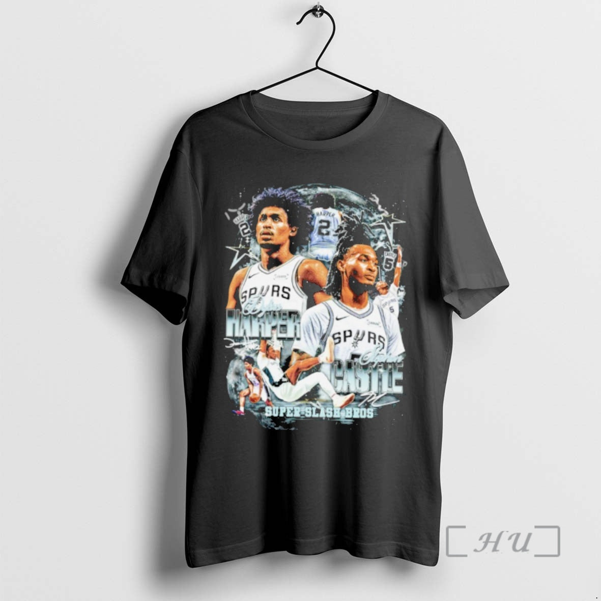 Officials Dylan Harper And Stephon Castle San Antonio Spurs Super Slash Bros Premium T Shirts Hoodie, Sweatshirt