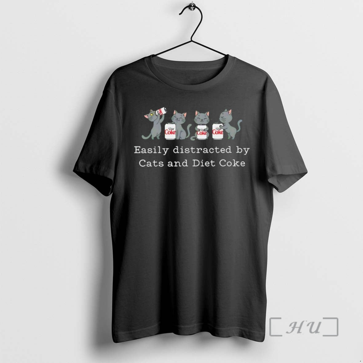 Officials Easily Distracted By Cats And Diet Coke T-Shirts, Hoodie, Sweatshirt | AU18TeeNovaLab.com