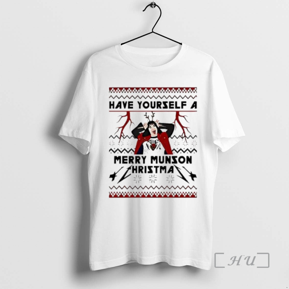 Officials Eddie Munson Christmas Have Yourself A Merry Munson Hristma T-Shirts, Hoodie, Sweatshirt | AU18TeeNovaLab.com