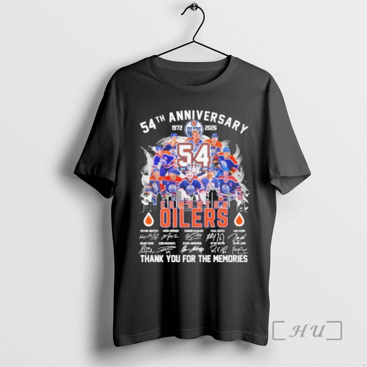 Officials Edmonton Oilers Team 54th Anniversary 1972 2026 T-Shirts, Hoodie, Sweatshirt | AU18TeeNovaLab.com
