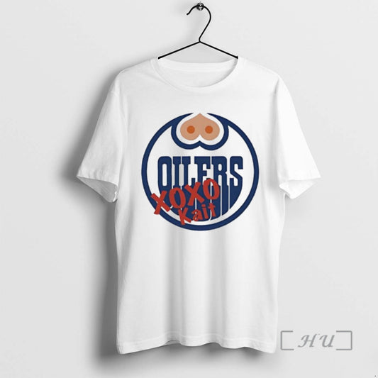 Officials Edmonton Oilers Xoxo Kait Graphic T-Shirts, Hoodie, Sweatshirt | AU18TeeNovaLab.com
