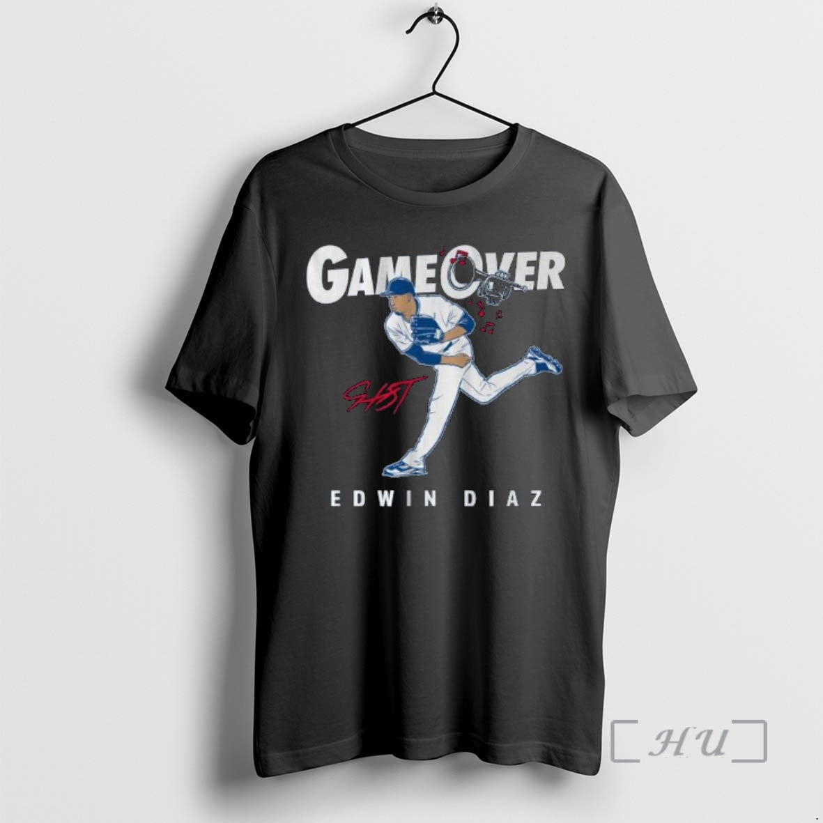 Officials Edwin Diaz Game Over Los Angeles Signature T-Shirts, Hoodie, Sweatshirt | AU18TeeNovaLab.com