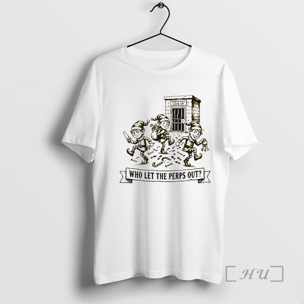 Officials Elf Who Let The Perps Out Christmas T-Shirts, Hoodie, Sweatshirt | AU18TeeNovaLab.com