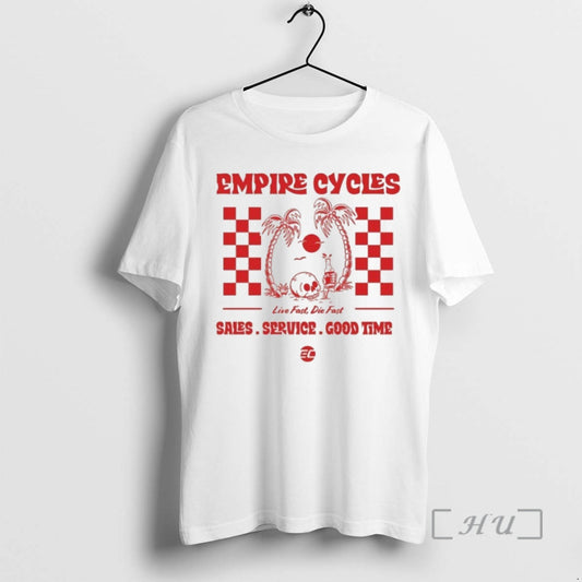 Officials Empire Cycles Live Fast Die Fast Skull T-Shirts, Hoodie, Sweatshirt | AU18TeeNovaLab.com