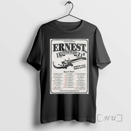Officials Ernest Spring Tour 2026 T-Shirts, Hoodie, Sweatshirt | AU18TeeNovaLab.com