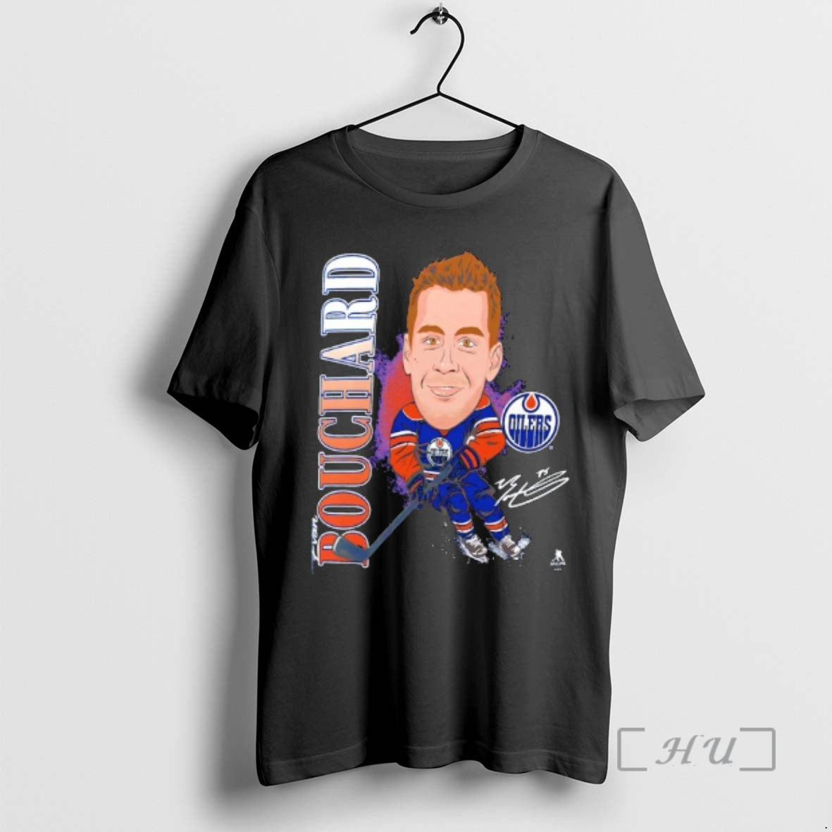 Officials Evan Bouchard Edmonton Oilers Player Action Signature T-Shirts, Hoodie, Sweatshirt | AU18TeeNovaLab.com