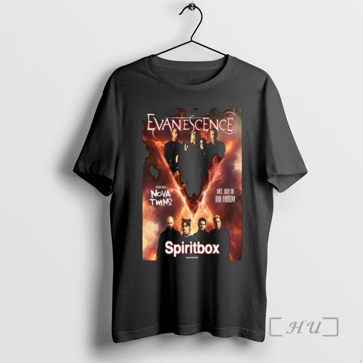 Officials Evanescence Kia Forum July 18 2026 Concert T-Shirts, Hoodie, Sweatshirt | AU18TeeNovaLab.com