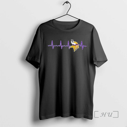 Officials Fans Heartbeat Love Minnesota Vikings Football T-Shirts, Hoodie, Sweatshirt | AU18TeeNovaLab.com