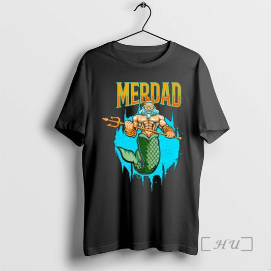 Officials Fathers Day Grandfather Mermaid Merdad T-Shirts, Hoodie, Sweatshirt | AU18TeeNovaLab.com