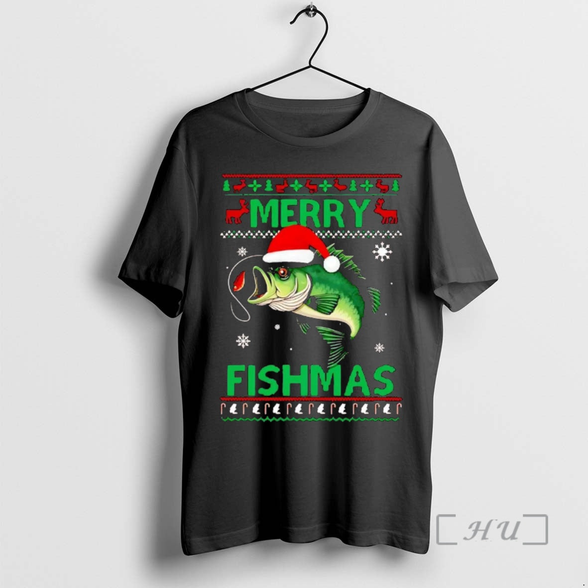 Officials Fishing Merry Fishmas Ugly Christmas T-Shirts, Hoodie, Sweatshirt | AU18TeeNovaLab.com