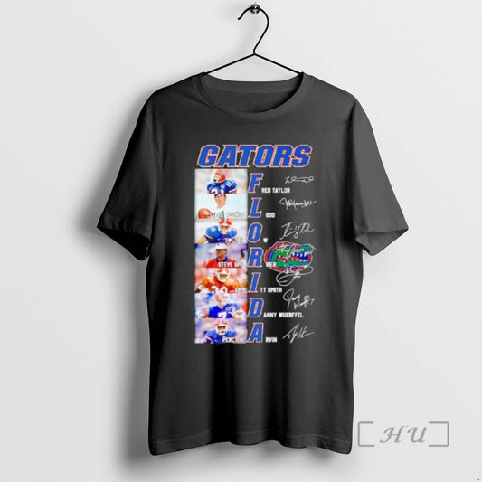 Officials Florida Gators Fred Taylor Youngblood Tebow Spurrier Smith Wuerffel Harvin Signatures Premium T Shirts Hoodie,...