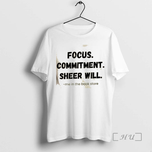 Officials Focus Commitment Sheer Will Me In The Book Store